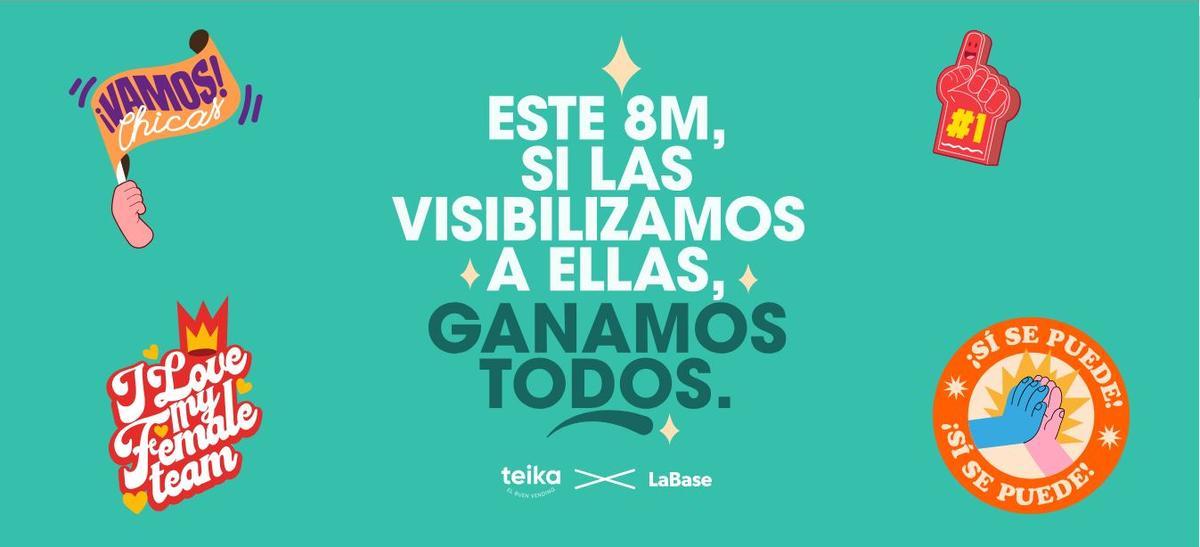 Eslogan de la campaña.