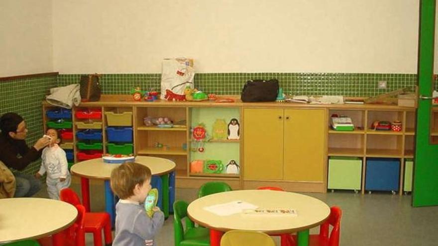 Un aula de una escuela infantil en Ferrol. / efe