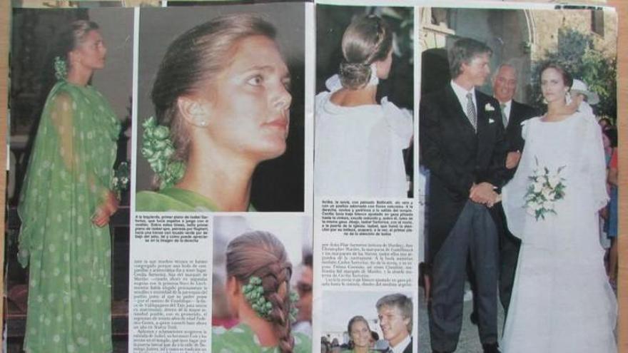 Extremadura y la boda que marcó una época: el recuerdo que rodea a Isabel Sartorius, expareja del rey, ingresada en una residencia