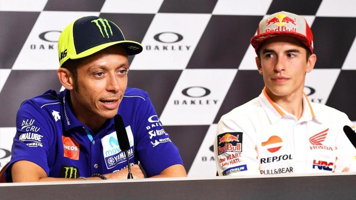 Rossi y Márquez, en Mugello