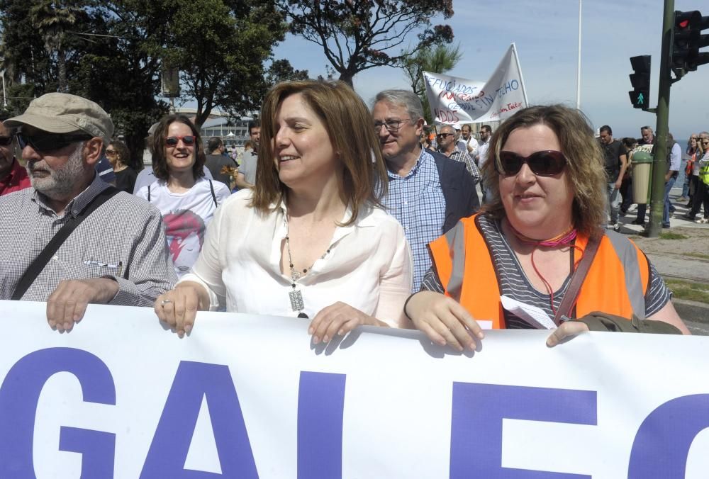 Manifiestación por los refugiados en A Coruña