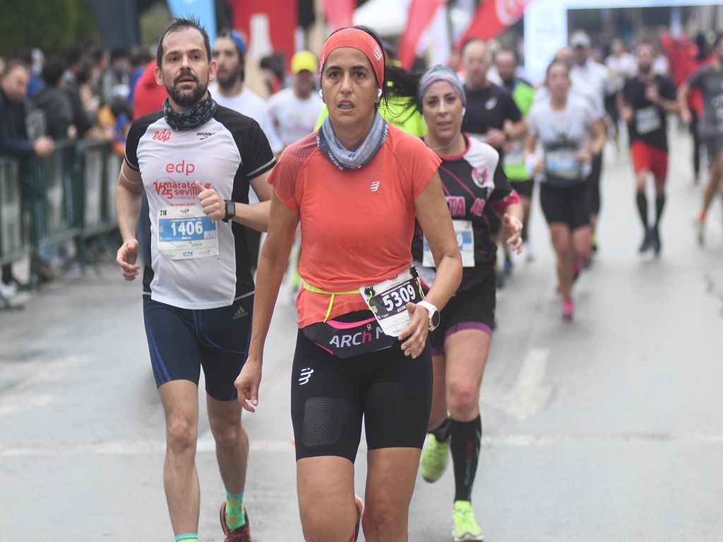 Llegada y podios de la 10k, la media maratón y la maratón de Murcia (I)