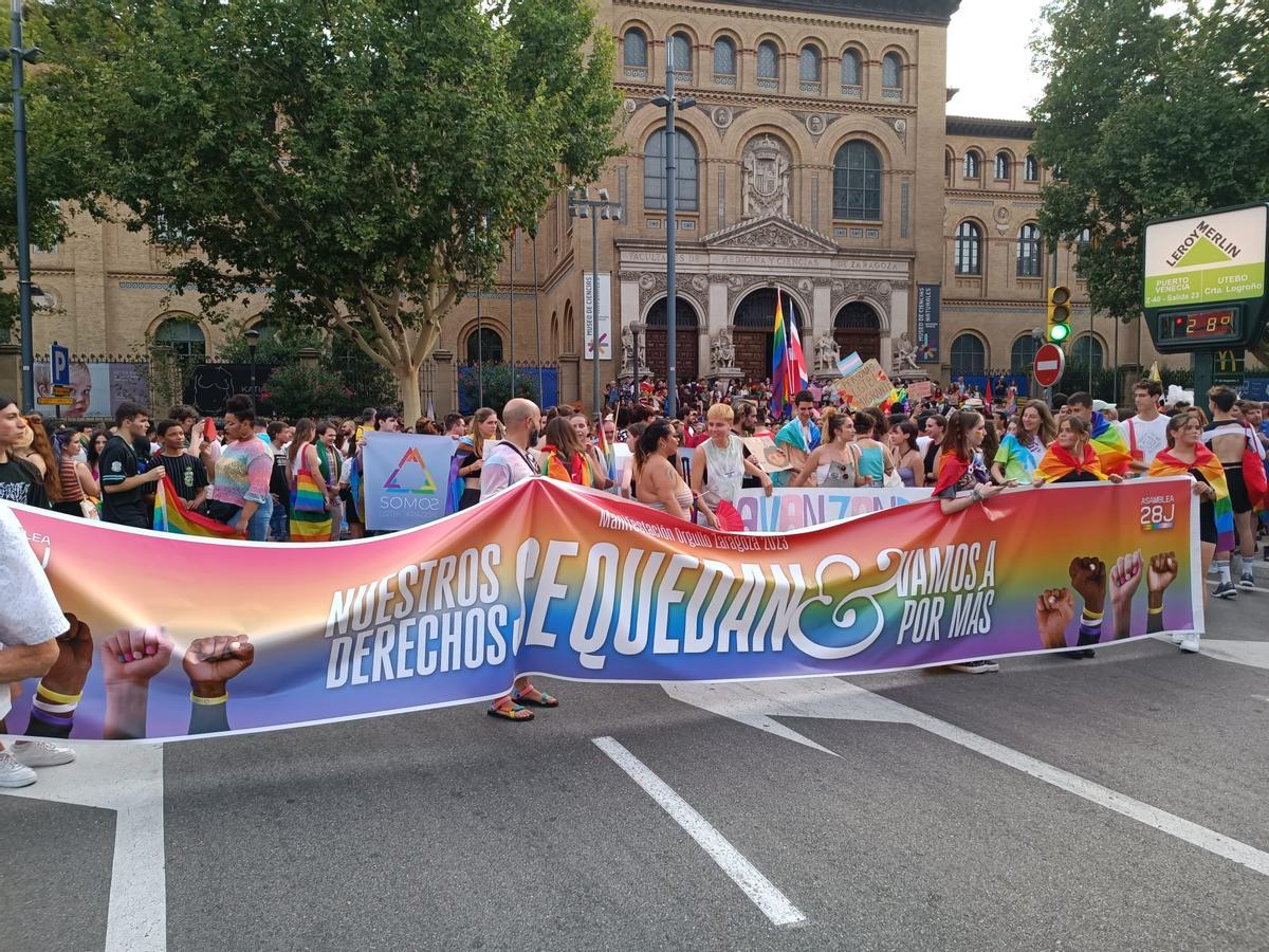 Manifestación del Día del Orgullo LGTBI en Zaragoza