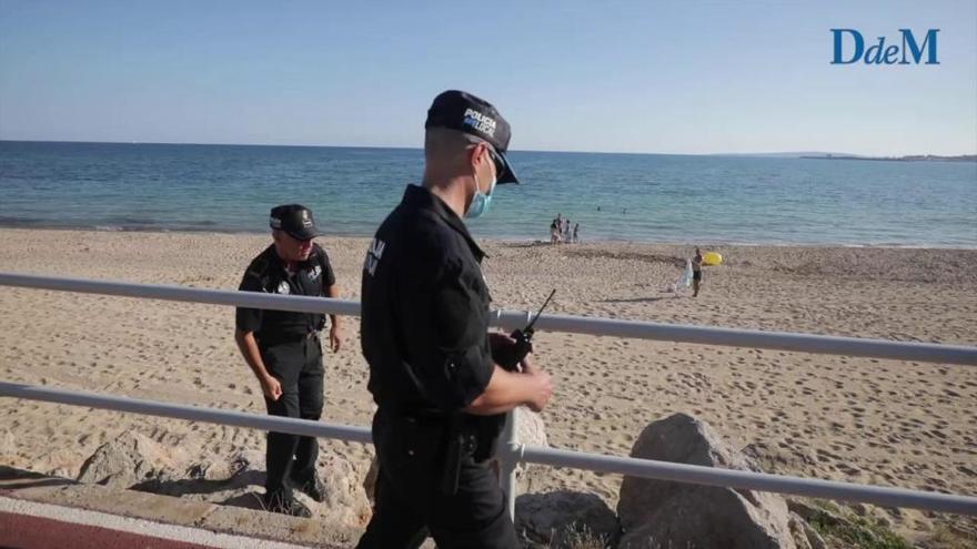 Nit de Sant Joan: La Policía Local de Palma desaloja las playas