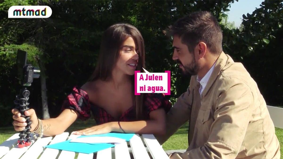 Violeta Mangriñán y Fabio, bocadillo: &quot;A Julen ni agua&quot;
