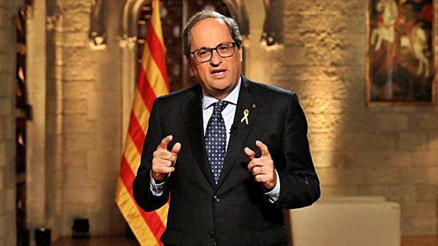 Quim Torra fa una crida a exercir l&#039;autodeterminació «amb coratge»