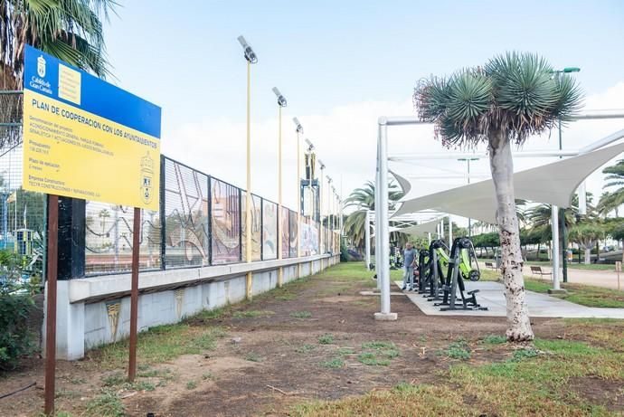 El Parque Romano estrena un gimnasio al aire libre