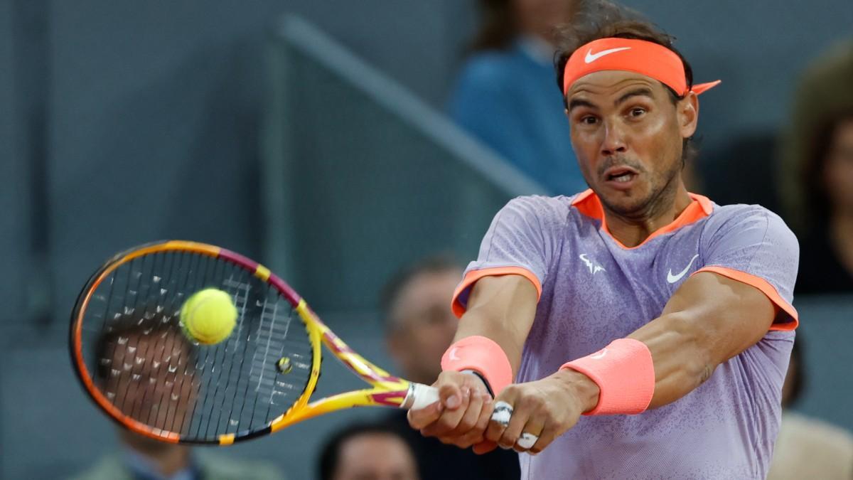 Nadal, durante un partido