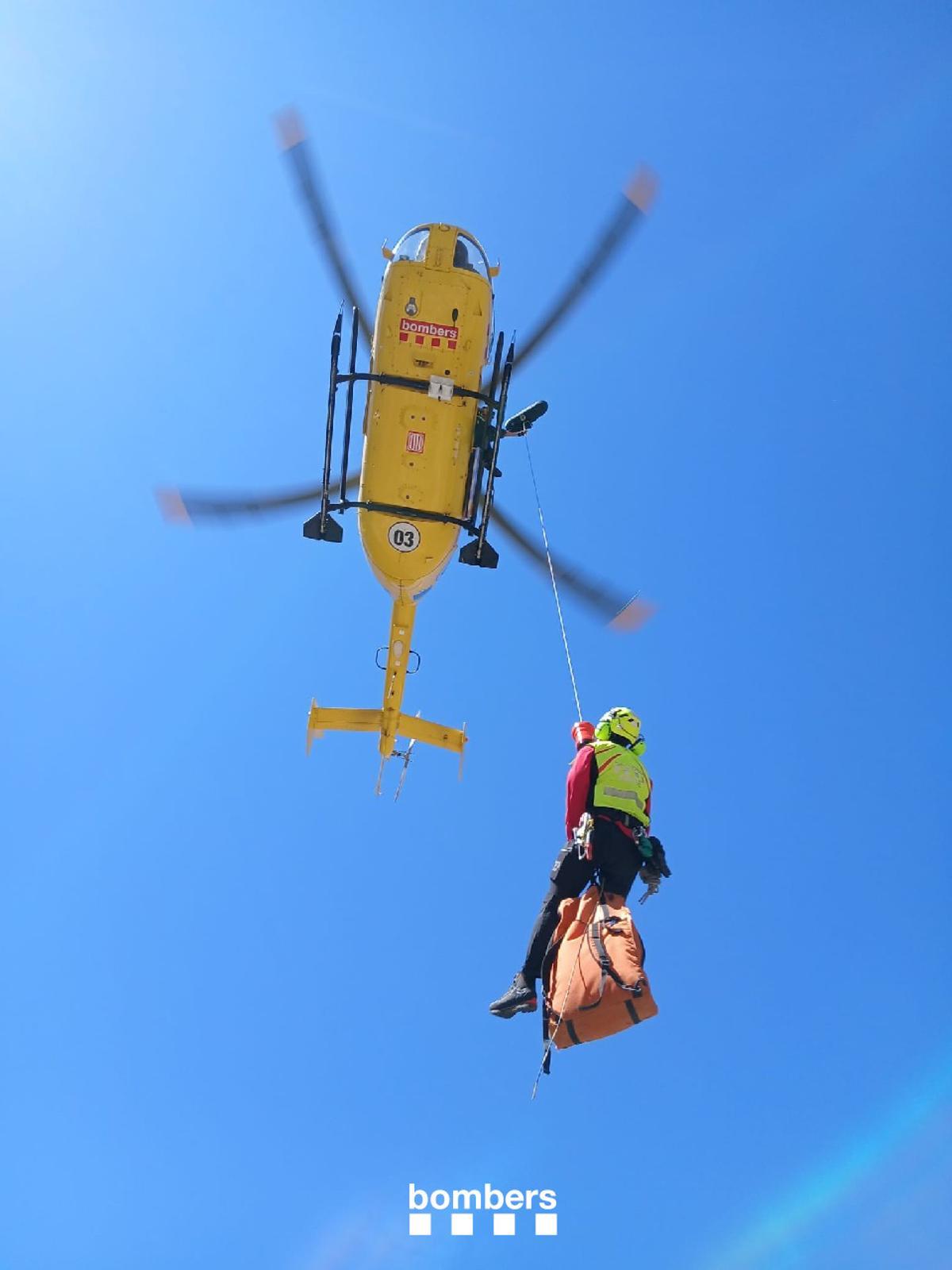 El boletaire ha estat rescatat en helicòpter