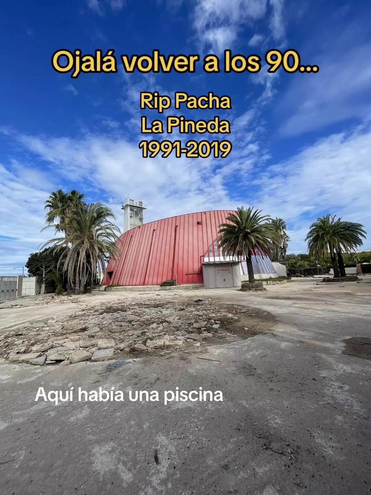 Zona exterior de Pacha La Pineda en una imagen de archivo