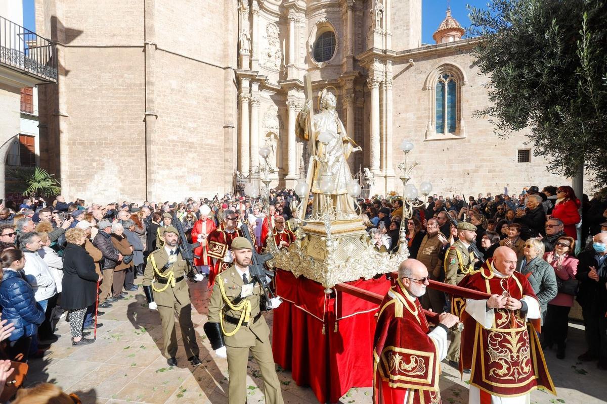 Imagen de archivo de la celebración de San Vicente Martir en València en 2023.