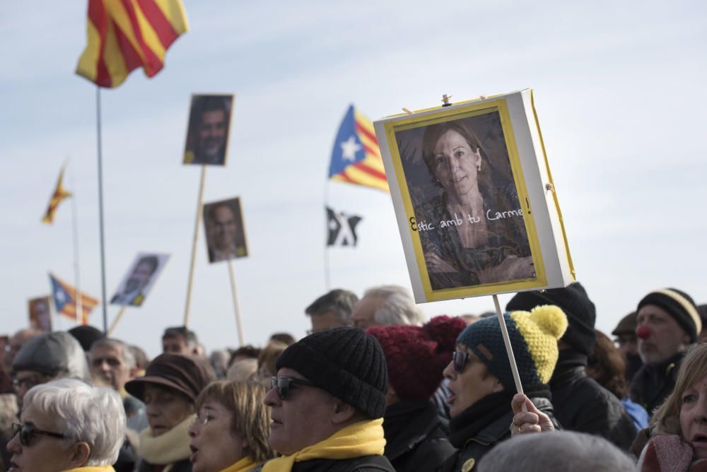 Acte a l'esplanada de Lledoners convocat per Assem