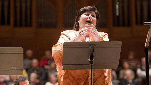 Ana Maria Sánchez en una foto d’arxiu del Palau de la Música. | EVA RIPOLL
