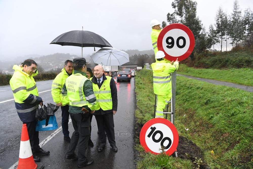 Nuevos límites a 90km/h en carreteras de A Coruña