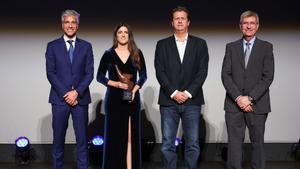Berta Alomà recogió el premio Espíritu Deportivo
