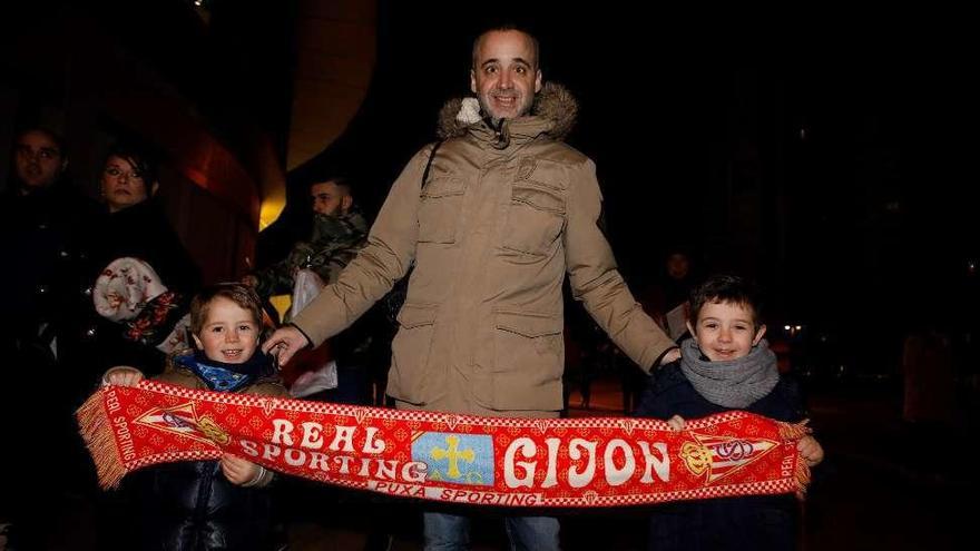 Mario, Diego y Pablo Rodríguez.