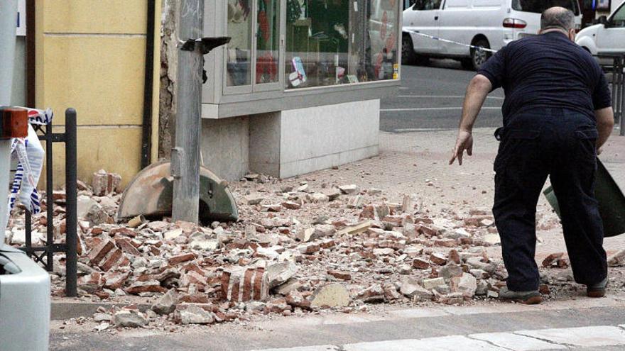 Efectos del terremoto en Melilla.