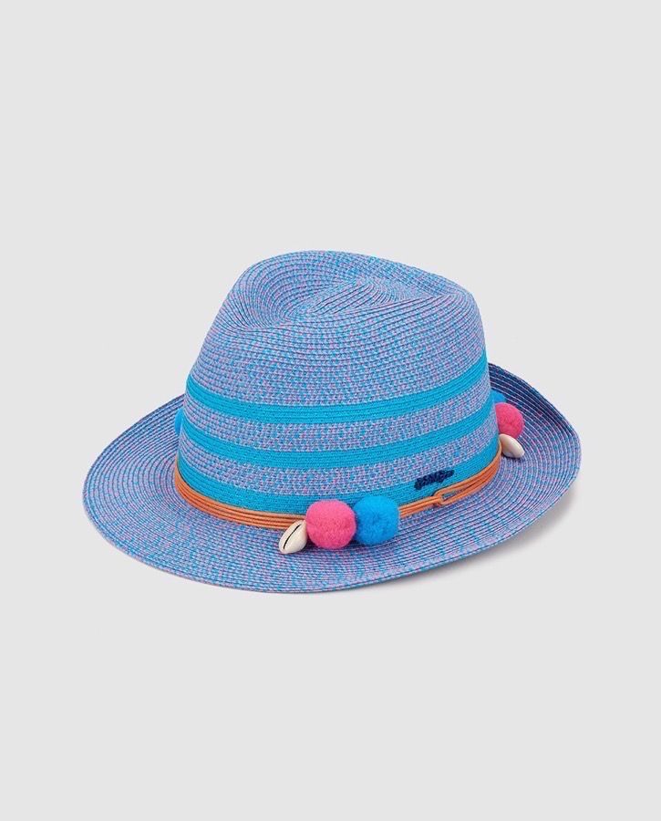 Jo &amp; Mr. Joe, sombrero bicolor con pompones