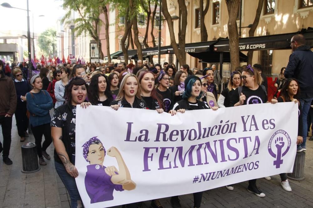 Manifestación en Murcia por el día contra la violencia de género