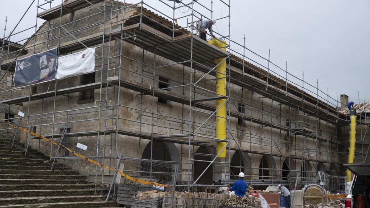 Estado actual de las obras de Sant Joan de Penyagolosa