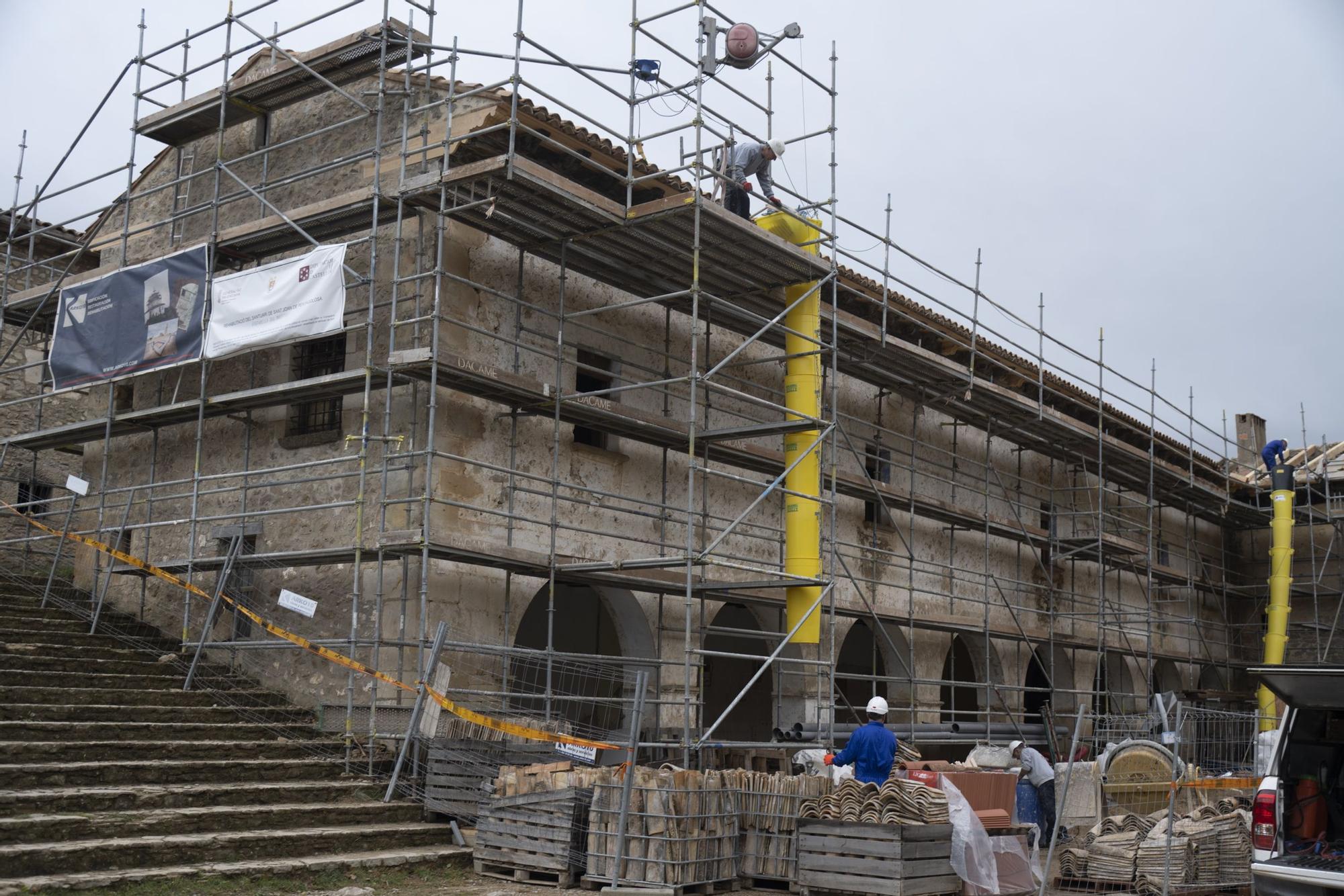 Estado actual de las obras de Sant Joan de Penyagolosa