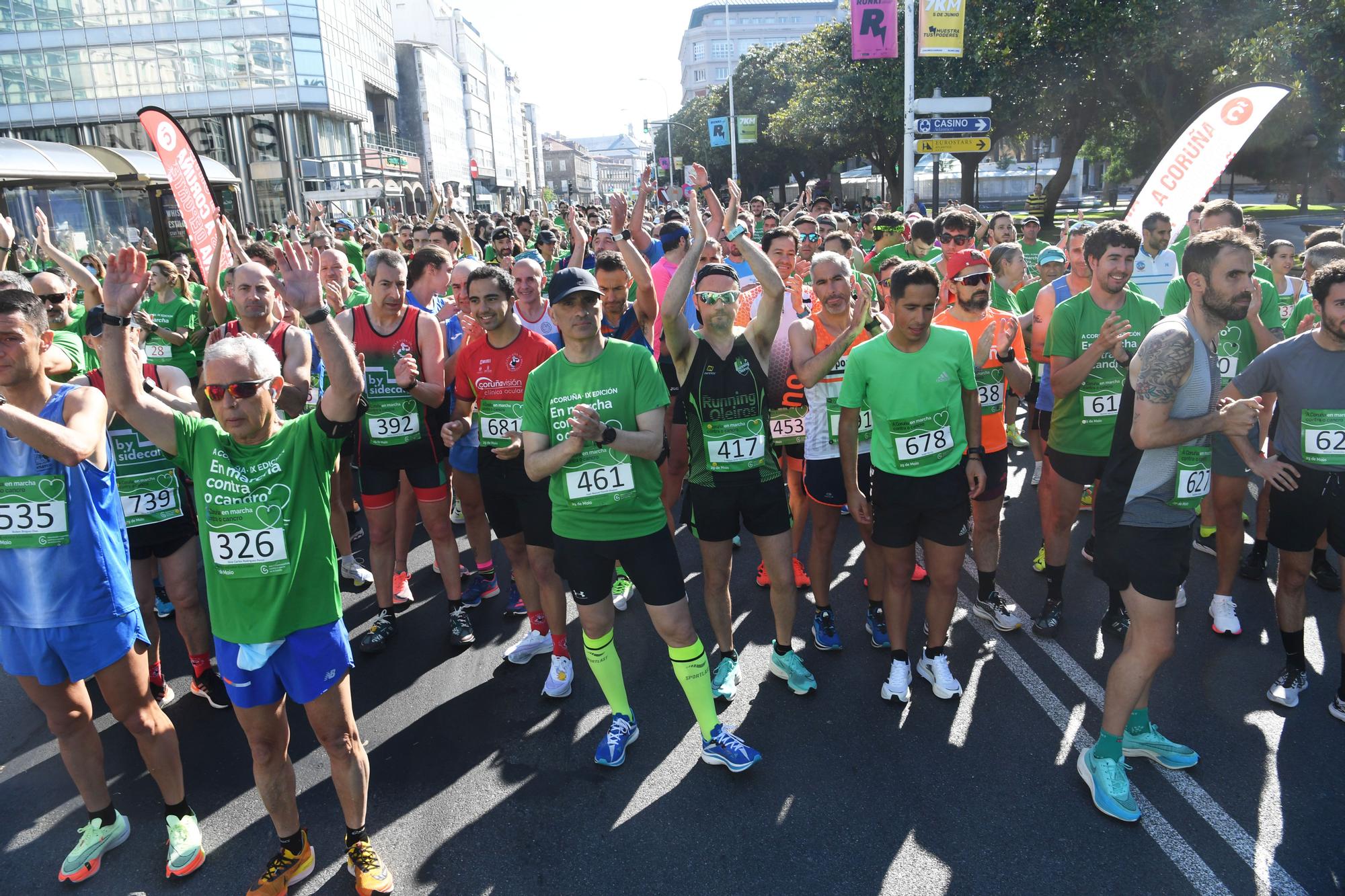 La Carrera contra el Cáncer tiñe de verde la ciudad