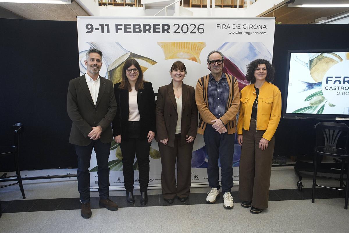 Girona. Escola d'Hostaleria presentació del Fòrum Gastronòmic protagonista l'escudella
