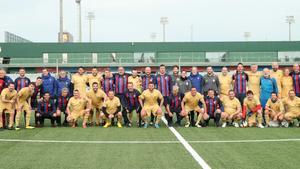 Los protagonistas del partido de este martes en la Ciutat Esportiva del FC Barcelona