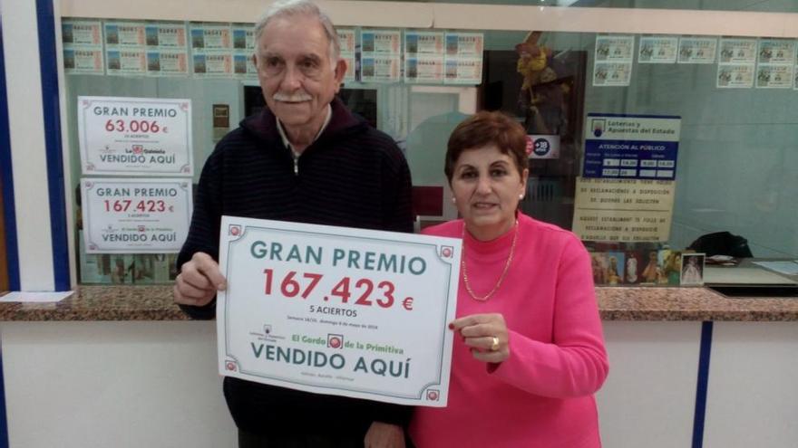 Un hombre de 80 años se lleva los 167.000 euros de El Gordo de la Primitiva en Vila-real