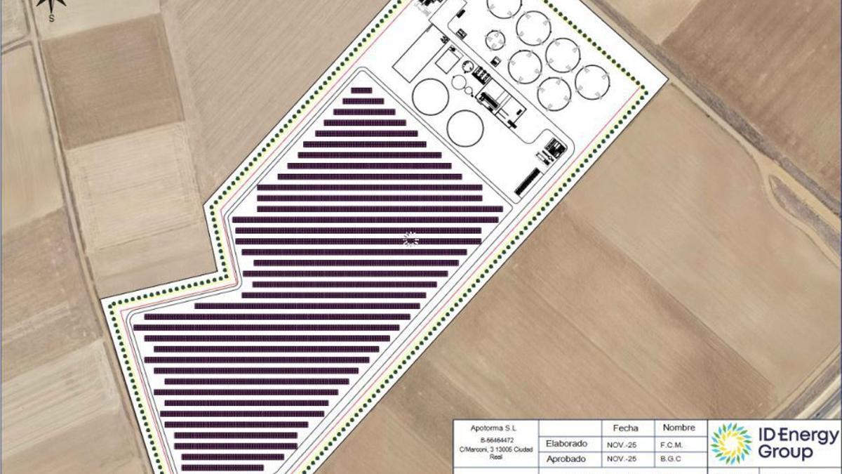Aspecto de la planta de biogás proyectada en Castrogonzalo. | PROYECTO | EIA