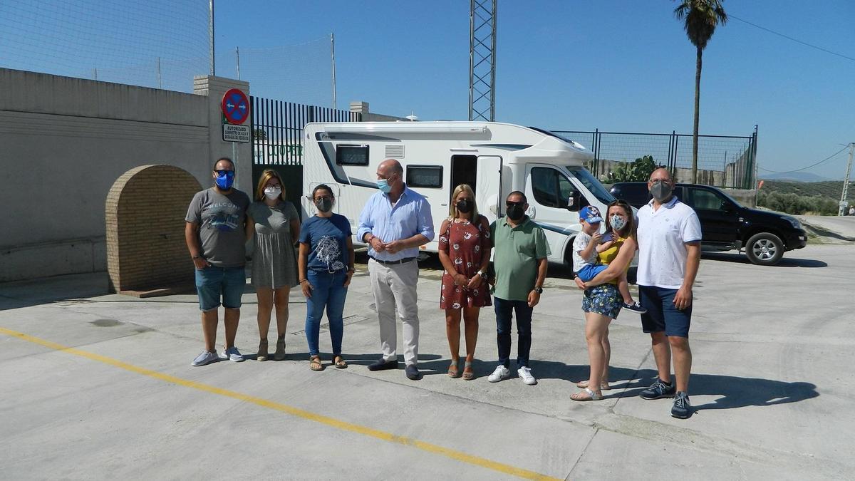 Presentación del nuevo espacio para autocaravanas de Rute.