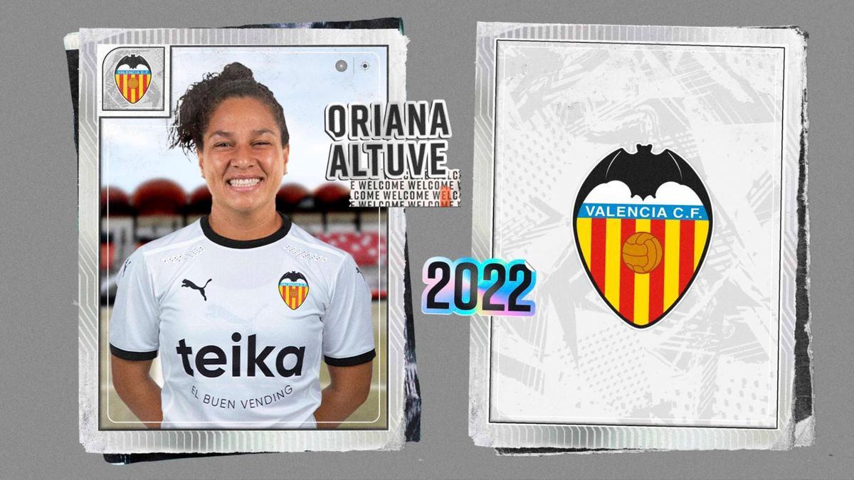 Oriana Altuve, nueva jugadora del Valencia CF Femenino