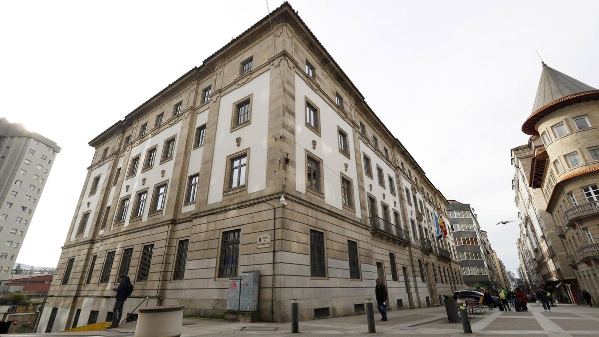 Fachada de la Audiencia Provincial de Pontevedra, en una imagen de archivo.