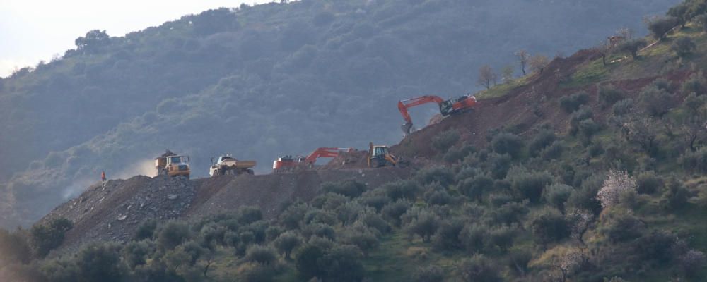 Avanzan los trabajos de rescate de Julen en Totalán