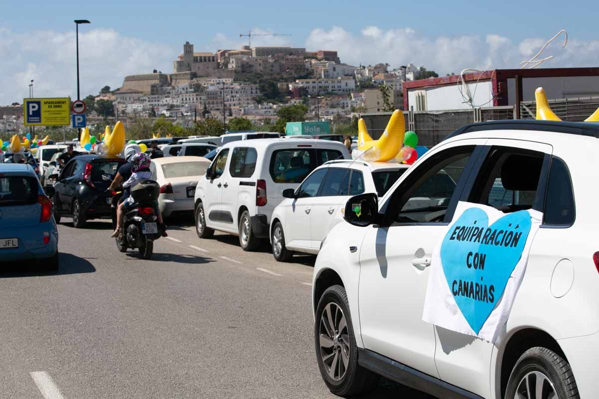 Movilización en Ibiza para "actualizar el plus de insularidad" y equipararlo con el de Canarias