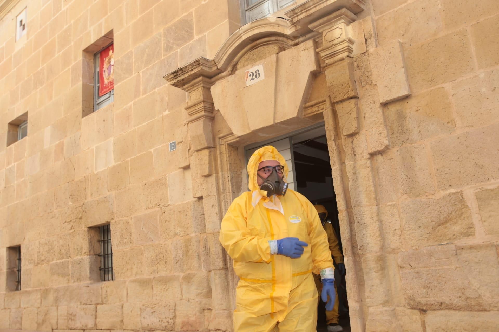 Desinfectan el monasterio de Santa Faz tras un brote que afecta a nueve monjas