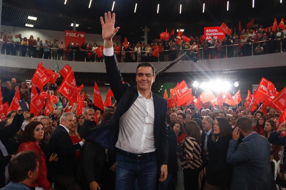 Mitin de Pedro Sánchez en Torremolinos en la campaña del 10-N-