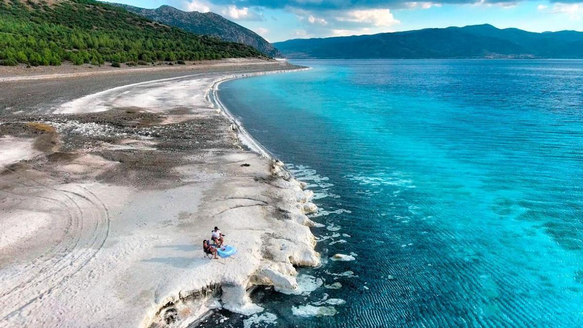 Lago Salda, en Turquía