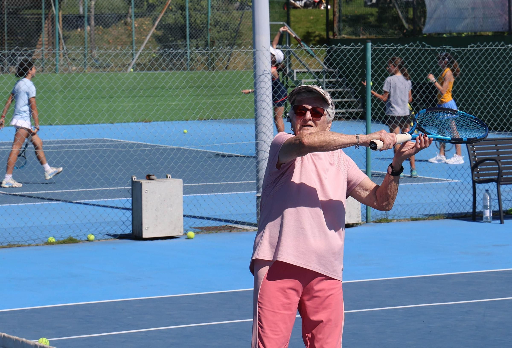 El ‘match ball’ de Esther a sus 90 años: “Estoy como una rosa”