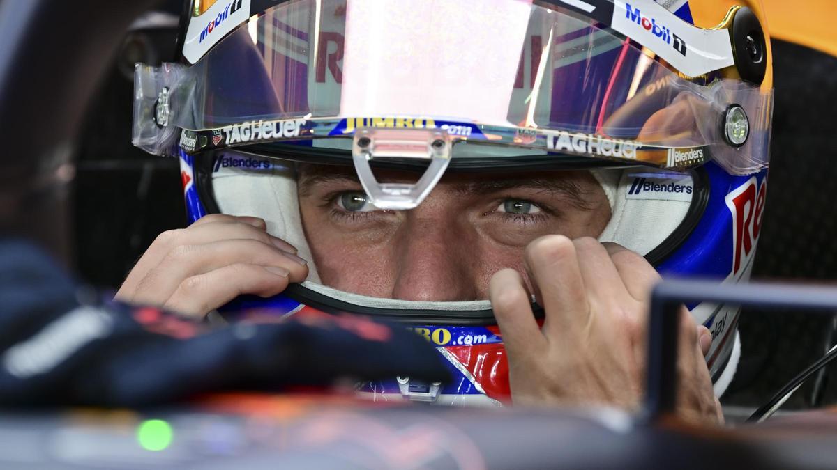 Max Verstappen durante una carrera