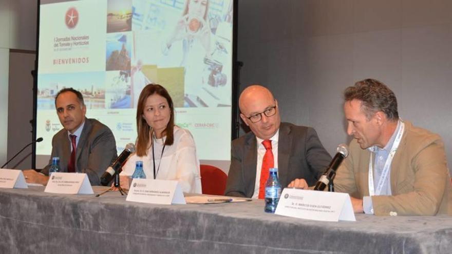 García, Moreno, Hernández y González participaron ayer en las jornadas de Águilas.