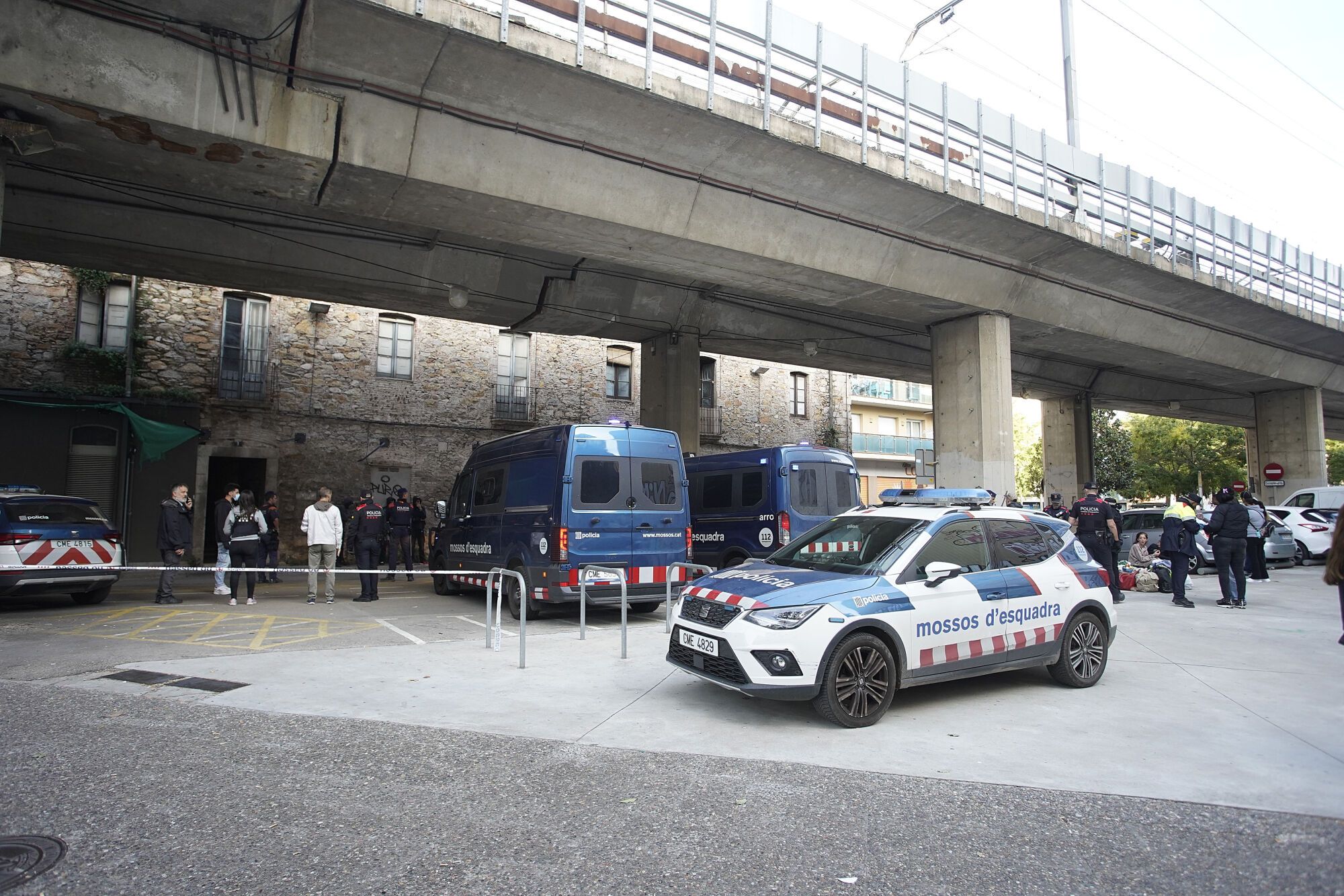 Girona carrer Tomàs Mieres desallotjament edifici ocupat
