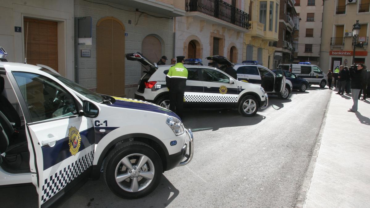 Patrullas de la Policía Local de Novelda.