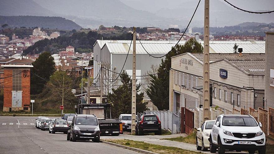 El polígon de Bufalvent de Manresa, durant el confinament