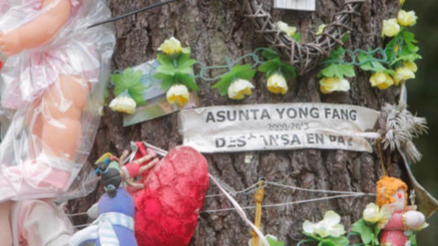 Mensajes en memoria de Asunta Basterra en Teo