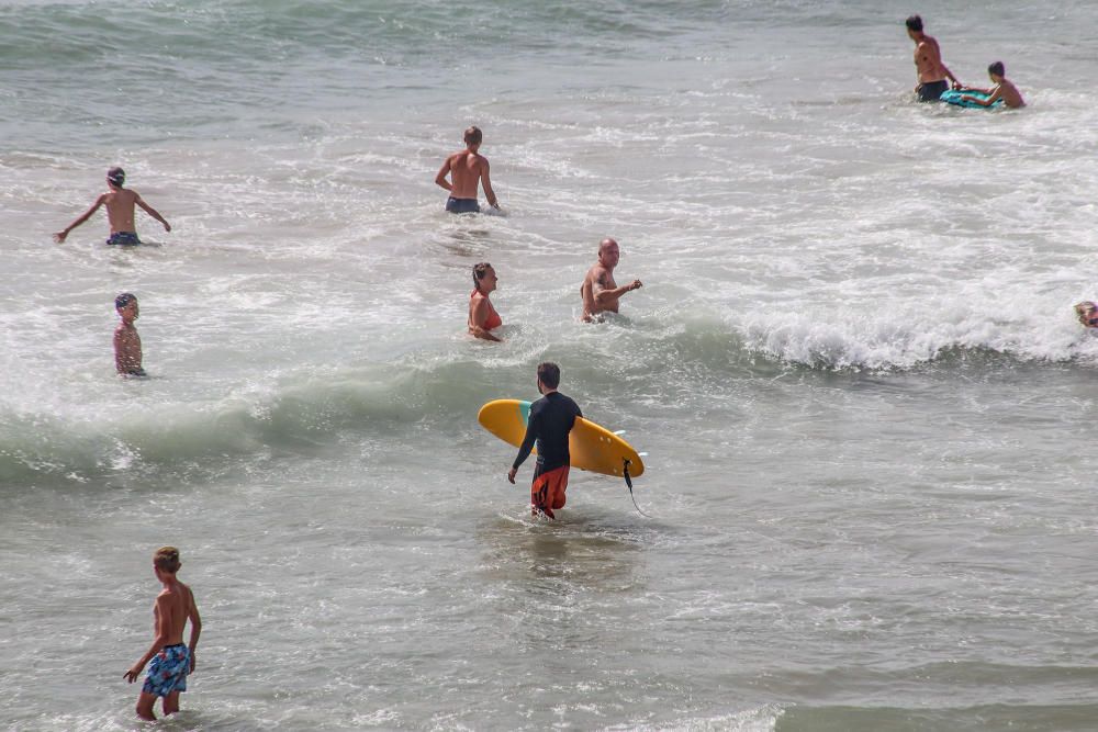 Surfistas de Orihuela recogen firmas en contra de