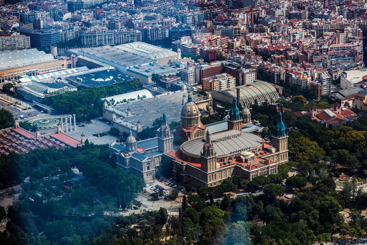 Las obras en Barcelona desde el aire