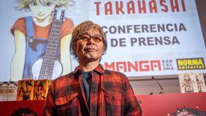 El mangaka Tsutomu Takahashi, este viernes en el Manga Barcelona.