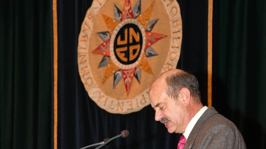 Ramón Alvargonzález, durante su discurso.