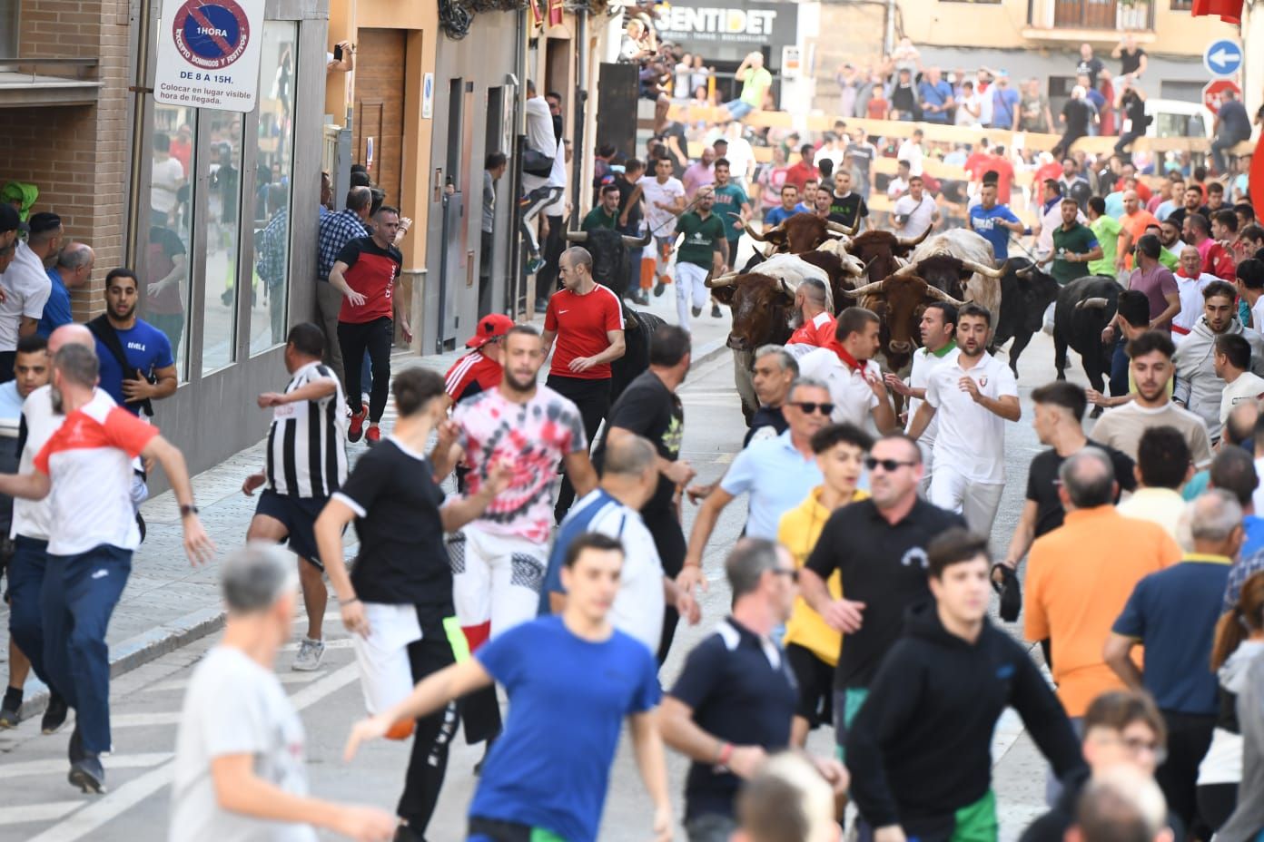 Las mejores imágenes del primer encierro de la Fira d'Onda